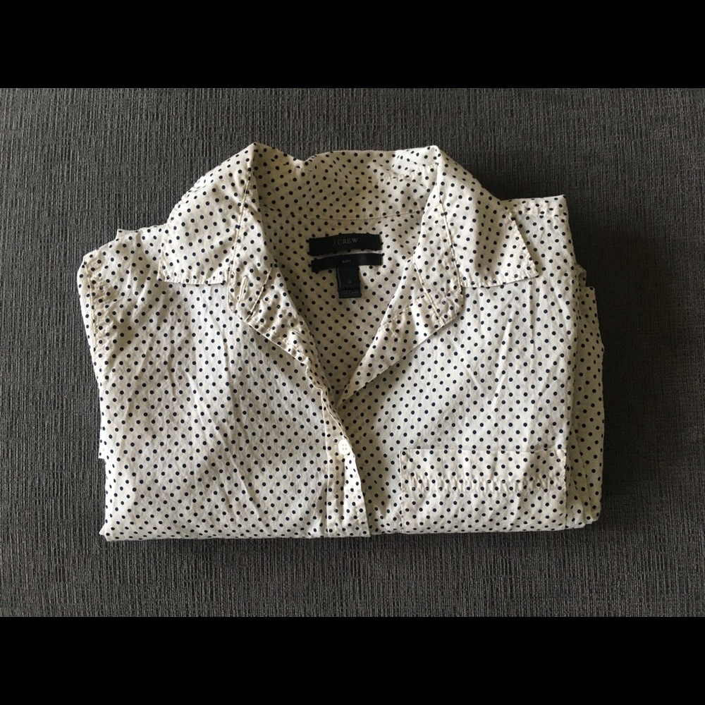 J crew button down blouse